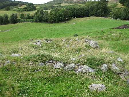 Ruins of the third house at Balchapel